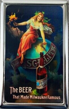 Cool Milwaukie Brewermania Cigarette Cash ID CC Storage case